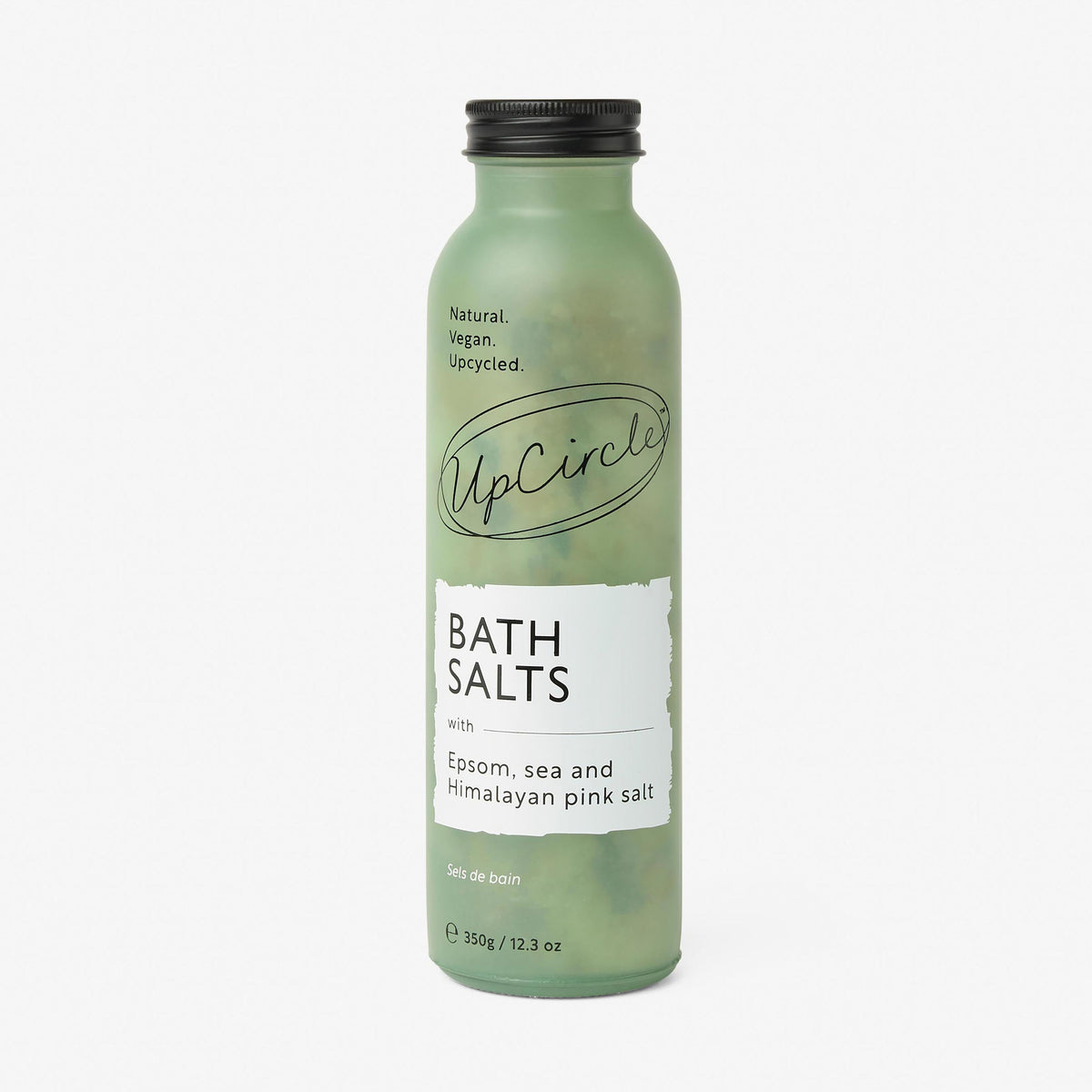 UpCircle bath salts with Epsom, sea and Himalayan pink salt