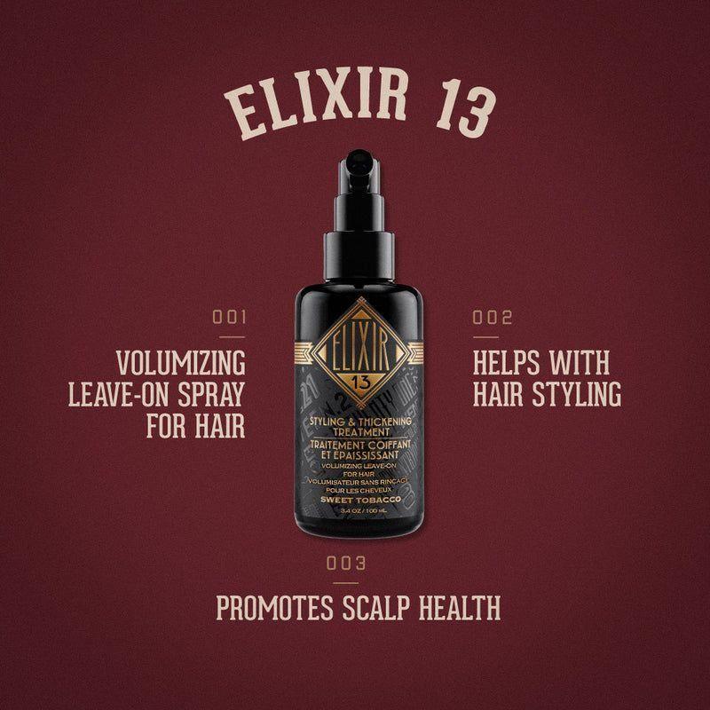 18.21 Man Made Elixir 13 Sweet Tobacco Styling & Thickening Treatment 3.4 oz