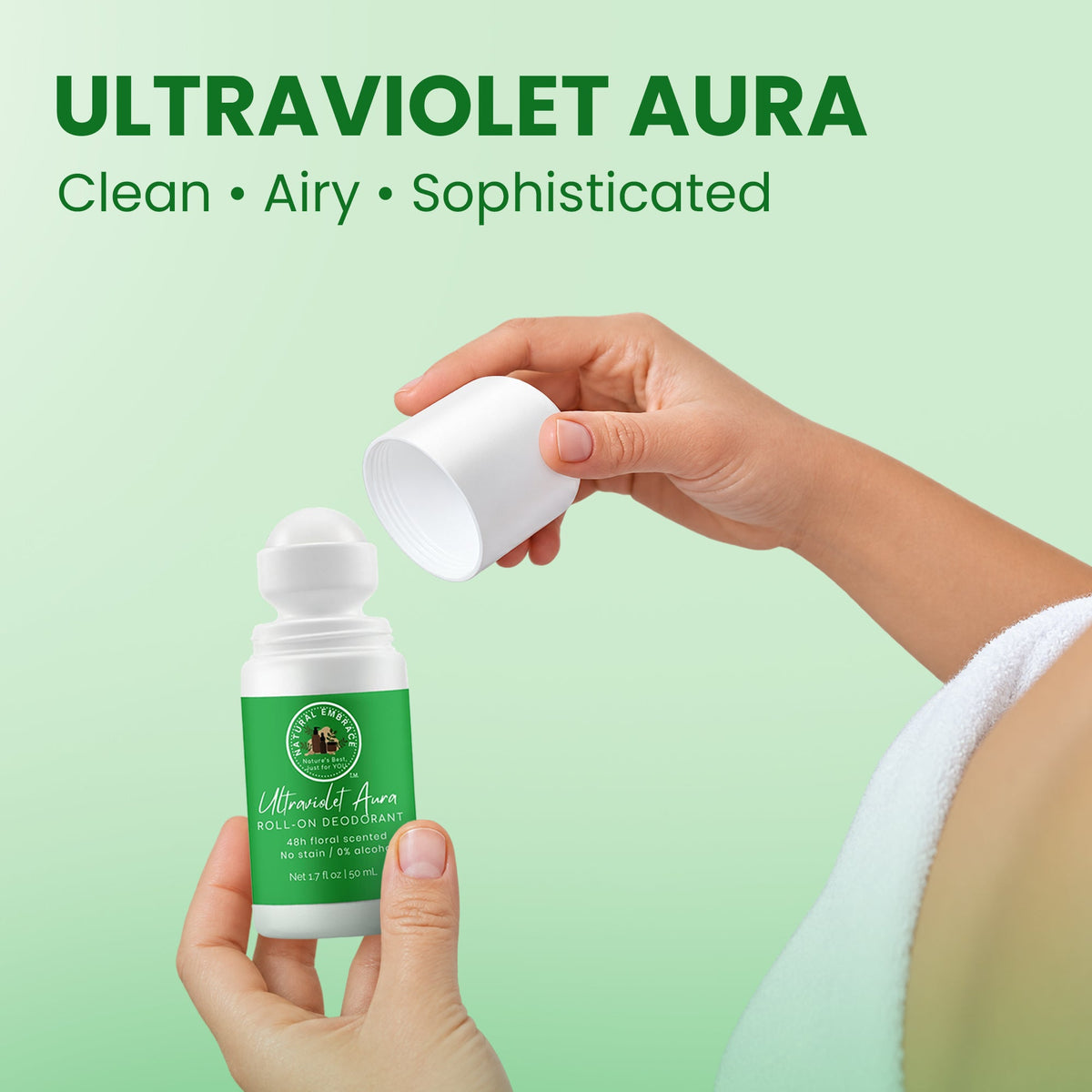 Natural Deodorant for Men and Women ULTRAVIOLET AURA 50 mL